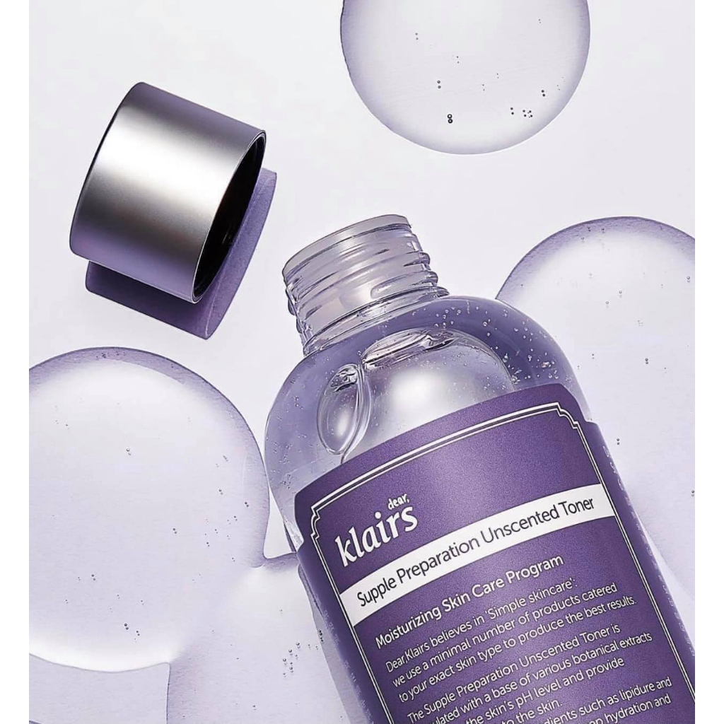 Nước Hoa Hồng Dưỡng Ẩm Dear Klairs Supple Preparation Toner 30ml-180ml