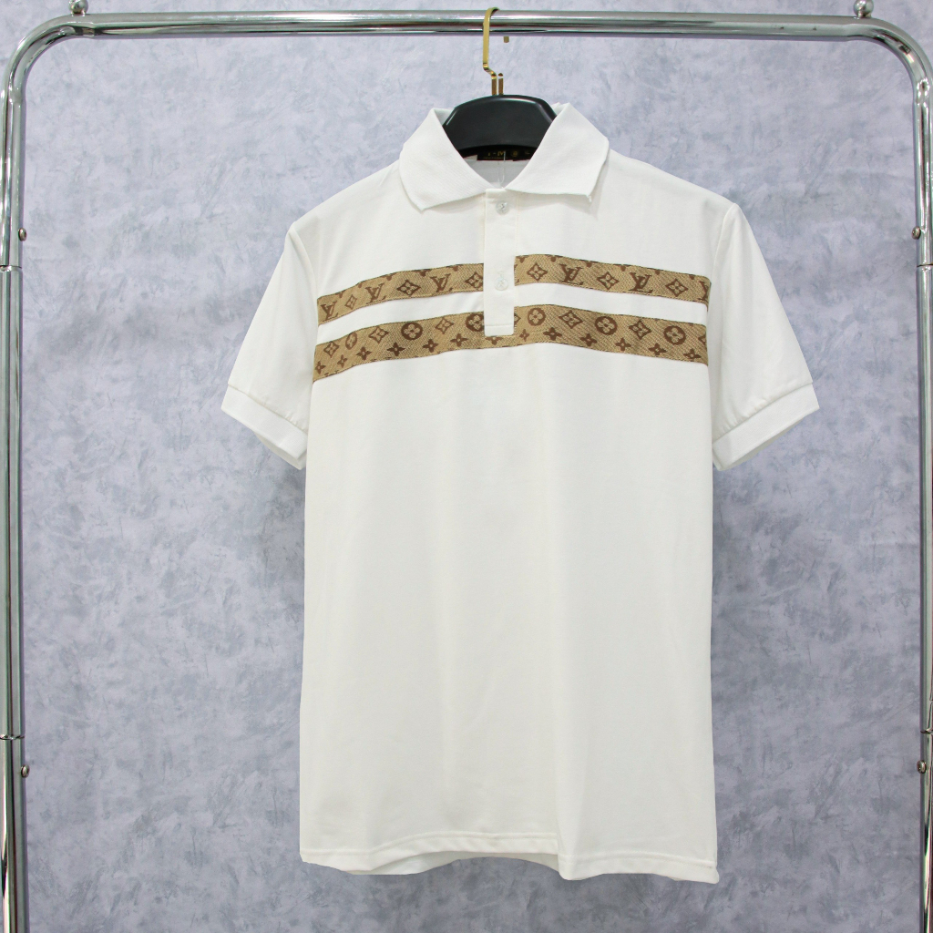 Áo phông LV hoa lá cành phối Màu họa tiết 3D 2 màu đen trắng - Áo lv nam nữ siêu cấp vải cotton siêu đẹp thời trang