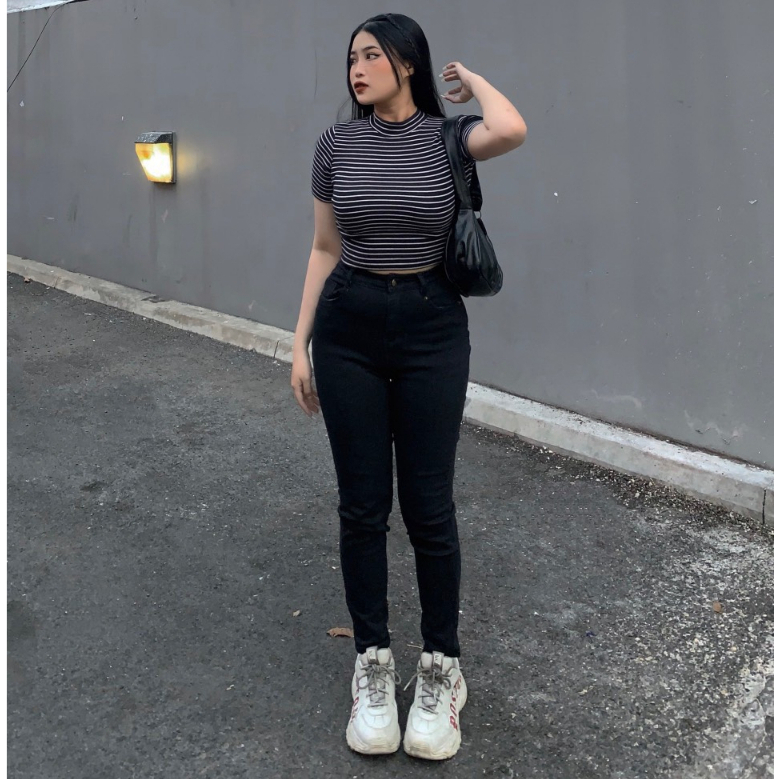 (SEPTEMBER - 5102) QUẦN SKINNY JEAN ĐEN