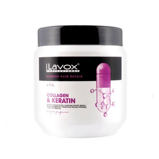 Hấp dầu phục hồi tóc lavox collagen keratin 1000ml