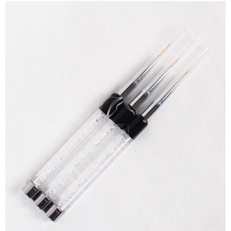 Cọ nét cán đá cao cấp 3 sizes  - Cọ vẽ chuyên dụng cho dân làm móng  🌷🥳