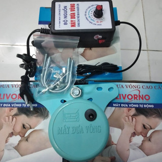 Máy đưa nôi võng tự động Livorno LVR01 ( trọn bộ ) - Mẫu mới sản xuất tháng 4 năm 2024