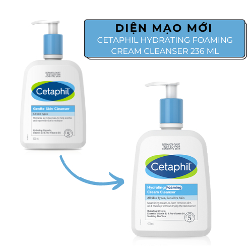 Sữa Rửa Mặt Cetaphil Gentle Skin Cleanser 500ml - Mẫu mới