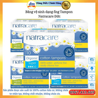 Băng vệ sinh dạng ống Tampon Natracare Đức