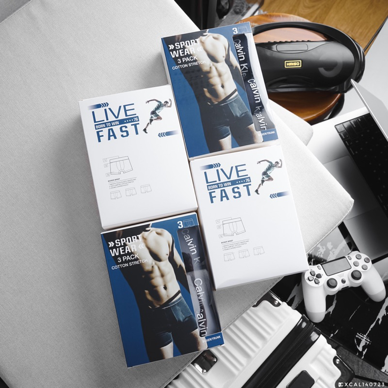 Boxer nam dư xịn cotton lạnh dệt lỗ kim thông thoáng , Quần sịp đùi thun lạnh đai mềm bigsize - unny