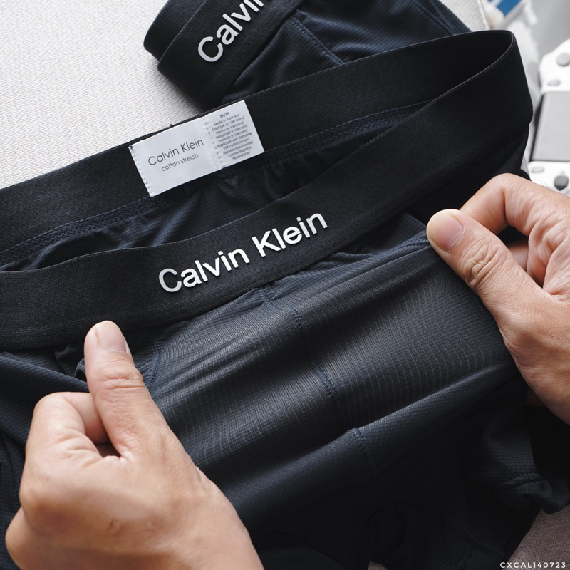 Boxer nam dư xịn cotton lạnh dệt lỗ kim thông thoáng , Quần sịp đùi thun lạnh đai mềm bigsize - unny