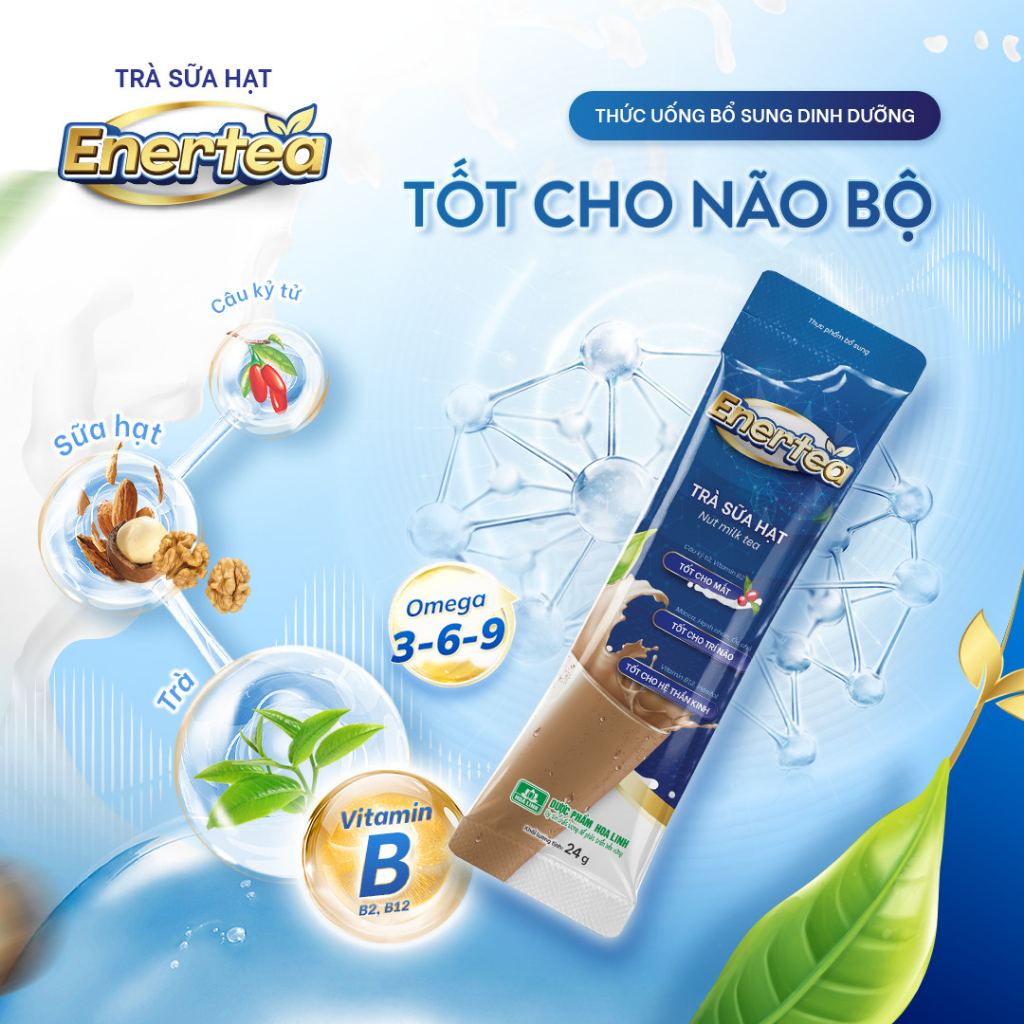 Hộp 2 gói Trà sữa hạt Enertea 24g/ gói