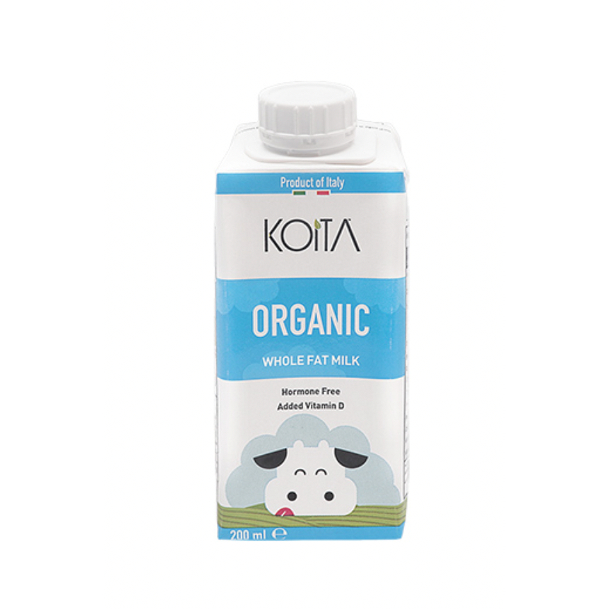 Sữa tươi hữu cơ nguyên kem Koita cho bé từ 1 tuổi 200ml