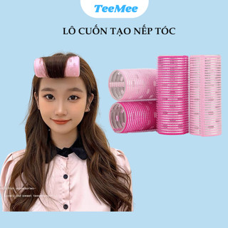 Lô uốn tóc mái bay lõi nhôm nhiệt lô cuốn tóc hàn quốc xoăn size to dài tự dính 3 4 5 x 12cm