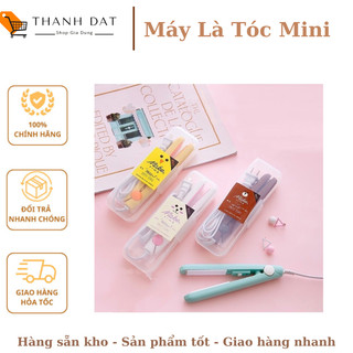 Máy là uốn ép duỗi tóc mini bỏ túi