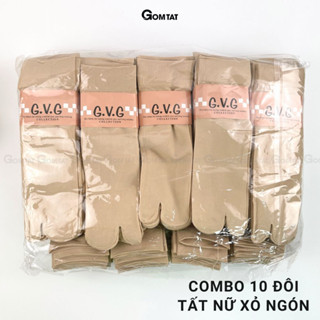 Combo 10 đôi tất vớ nữ xỏ ngón G.V.G chống nắng, chất liệu cotton thoáng mát êm chân - LISU-TATNGON-GVGLUNG-10DOI