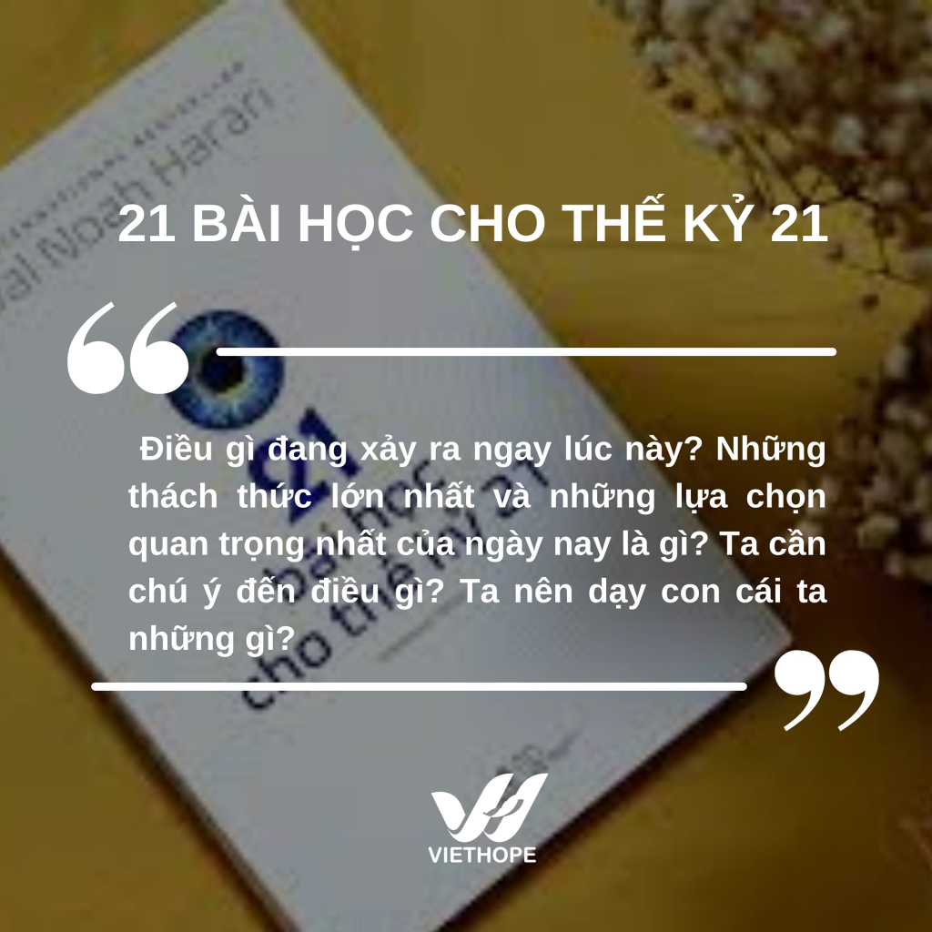 Sách: 21 Bài Học Cho Thế Kỷ 21 - The #1 International Best Seller (NN)