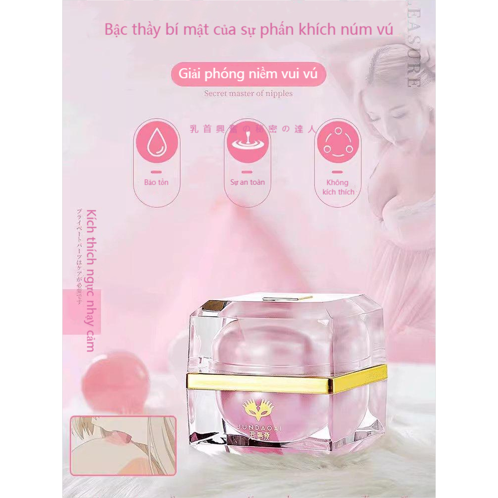 Kem massage vùng vú,  tăng khoái cảm ngực, tăng ham muốn, kem hồng nhũ hoa, phục hồi sau sinh