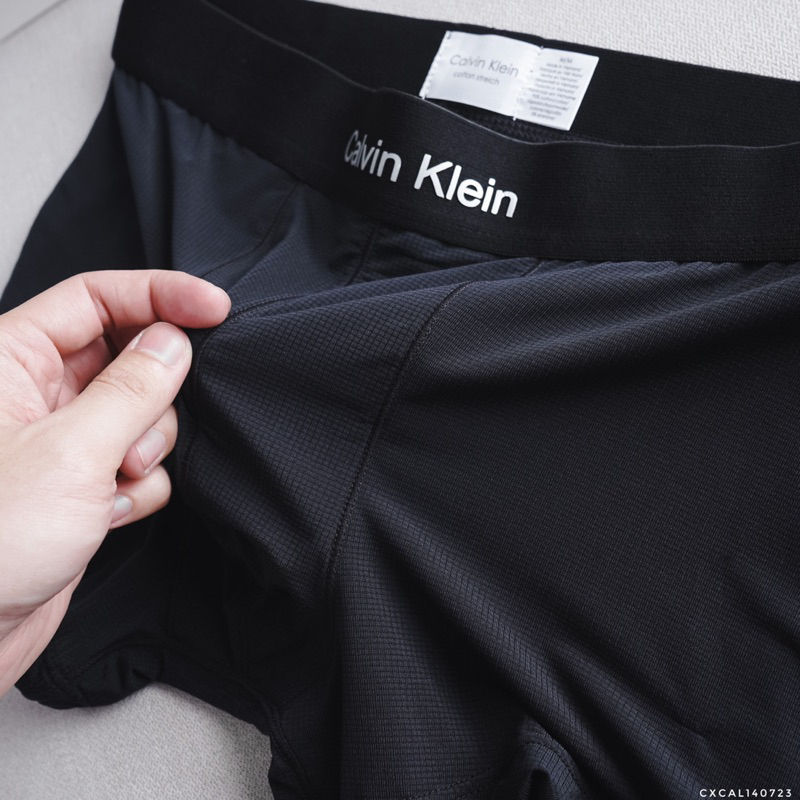 Boxer nam dư xịn cotton lạnh dệt lỗ kim thông thoáng , Quần sịp đùi thun lạnh đai mềm bigsize - unny