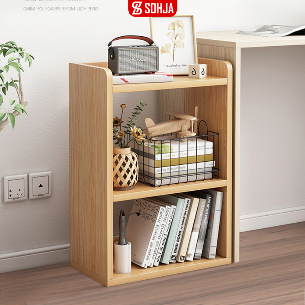 Kệ sách để sàn 2 tầng tiết kiệm diện tích thương hiệu SOHJA - SP156