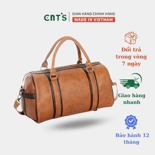 Túi trống du lịch CNT unisex TX21 bò đậm cỡ trung sành điệu