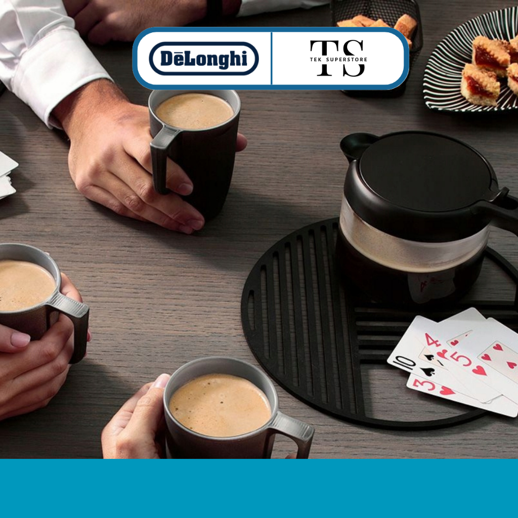 Bình đựng cà phê Delonghi Coffee Carafe/ Coffee Pot DLSC021, chất liệu thủy tinh