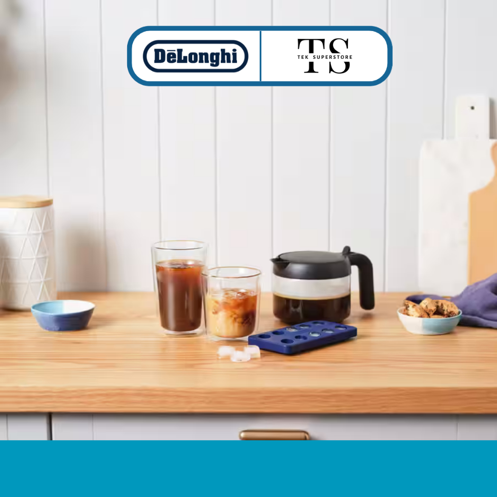 Bình đựng cà phê Delonghi Coffee Carafe/ Coffee Pot DLSC021, chất liệu thủy tinh