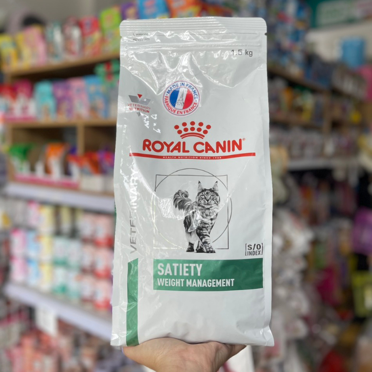 ROYAL CANIN SATIETY CAT - KIỂM SOÁT CÂN NẶNG CHO MÈO THỪA CÂN TÚI 1.5KG