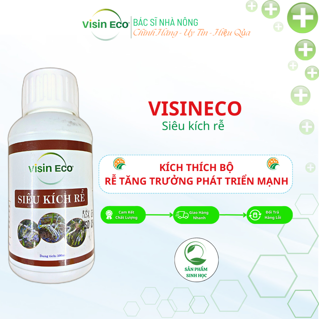 Siêu kích rễ VISINECO - An toàn hiệu qủa - chephamnhavuon