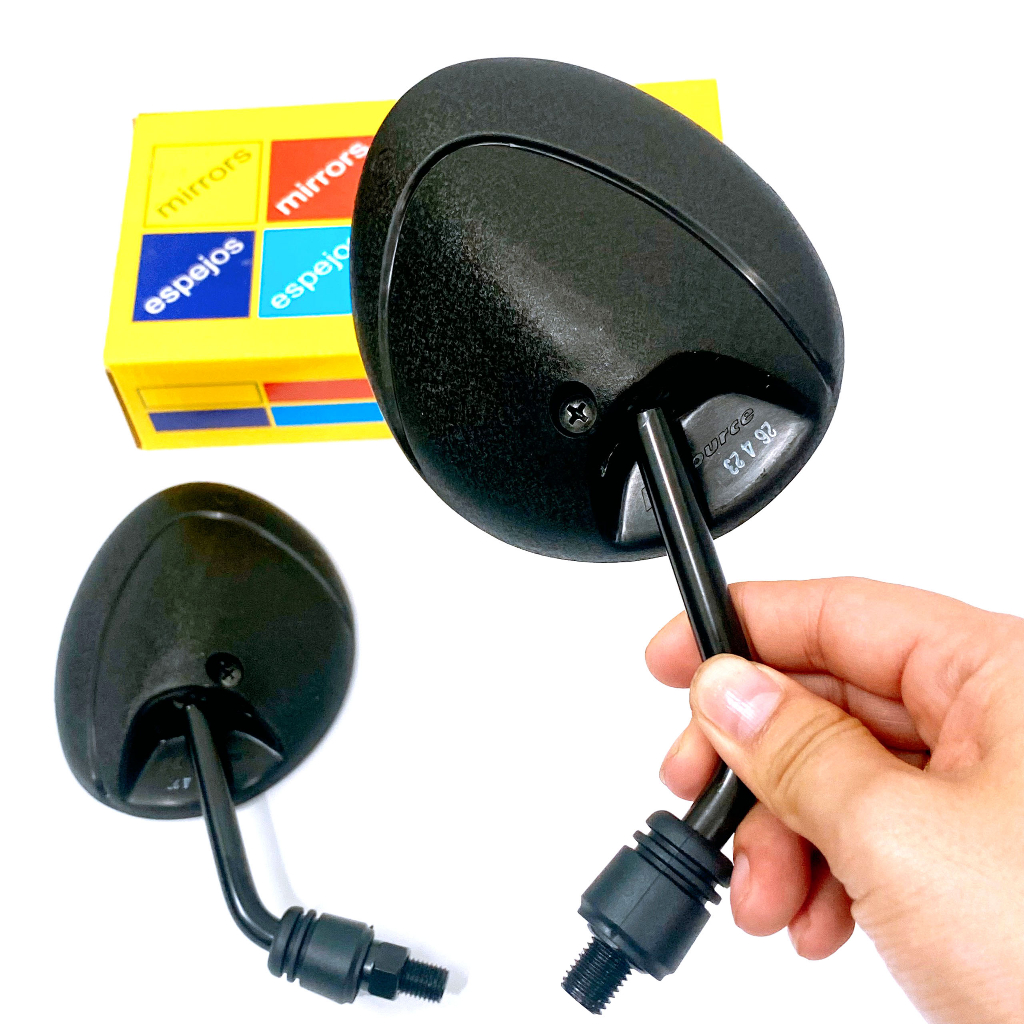 Gương chiếu hậu xe máy thời trang Mẫu Tai Mèo Độ Chân Ngắn, kính chiếu hậu gắn chân kính cho AB, SH, SH Mode, Wave,…