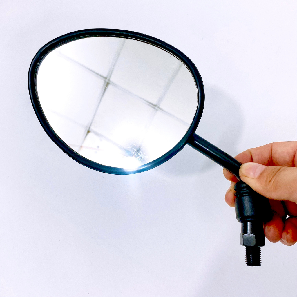 Gương chiếu hậu xe máy thời trang Mẫu Tai Mèo Độ Chân Ngắn, kính chiếu hậu gắn chân kính cho AB, SH, SH Mode, Wave,…