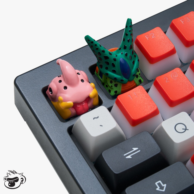 Majin Buu và Cell keycap artisan, Dragon Ball artisan keycap | keycap cho bàn phím cơ