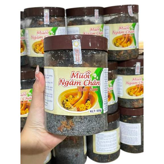 Thảo dược ngâm chân cao cấp hoa cúc hộp lớn 500g cực kỳ tiết kiệm cải thiện đau mỏi