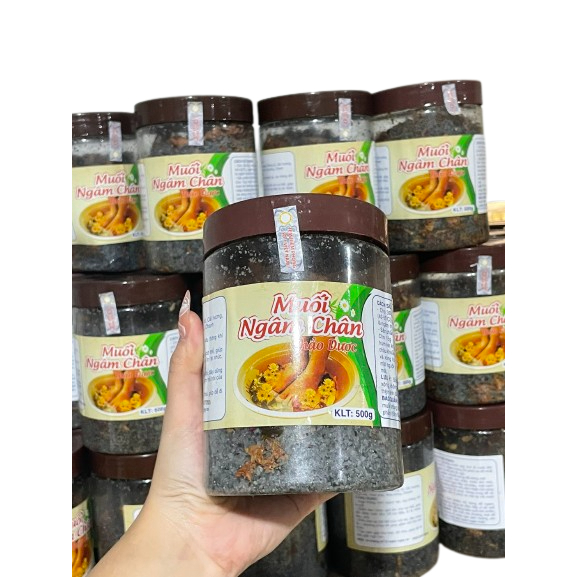 Thảo dược ngâm chân cao cấp hoa cúc hộp lớn 500g cực kỳ tiết kiệm cải thiện đau mỏi
