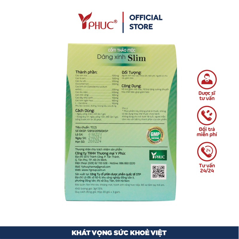 Cốm Detox thải mỡ đêm SLIM