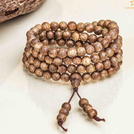 NHIỄU MẪU - Chuyên sỉ vòng tay Trầm hương 108 kết hợp charm bạc ta phủ vàng 24k