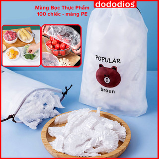 Túi bọc thực phẩm gấu 100 chiếc