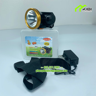 Đèn pin đội đầu, đèn đeo đầu siêu sáng A4 GOLDLION