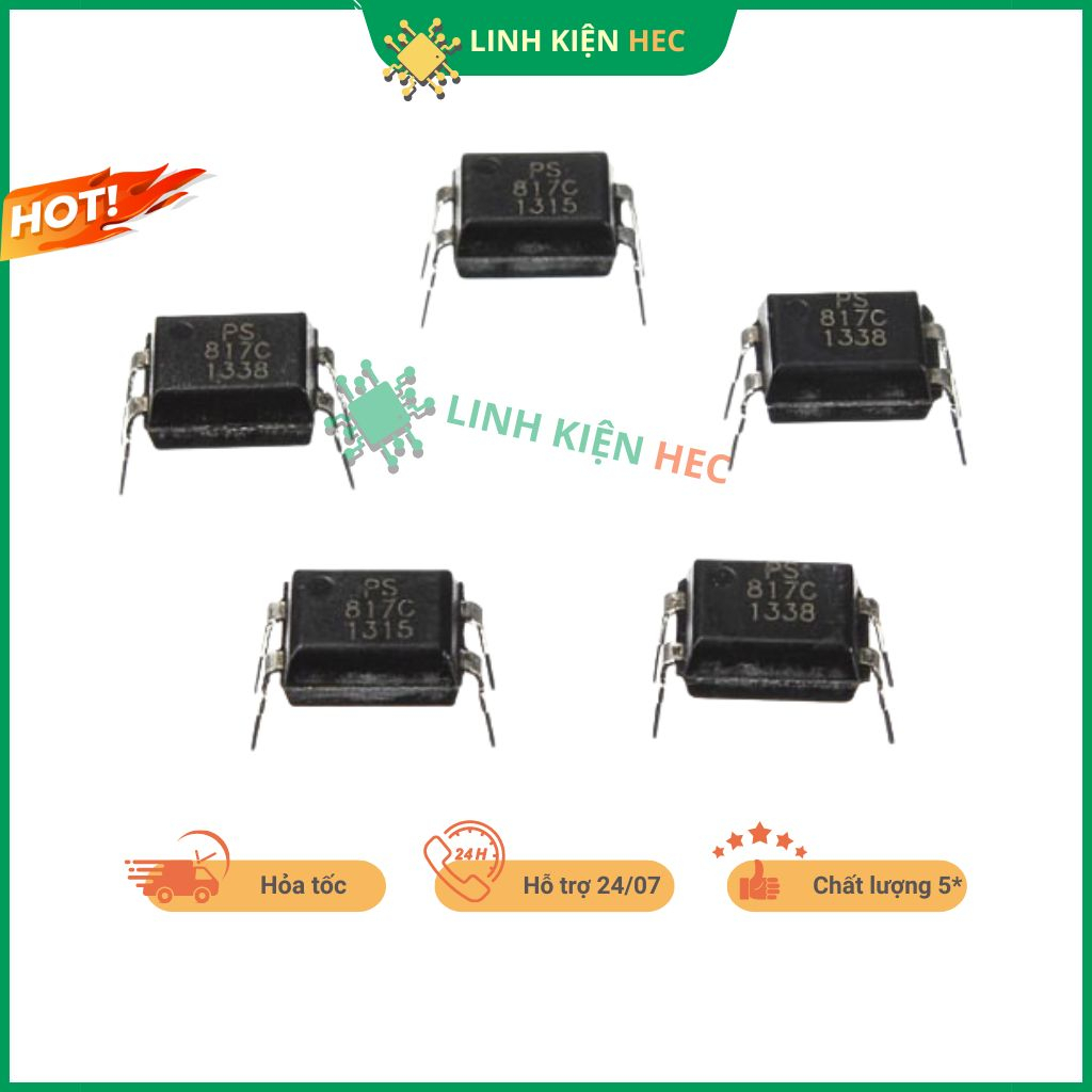 PC817 EL817 LTV817 IC quang chính hãng linh kiện hec