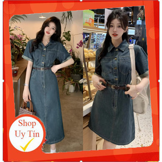 [CÓ SẴN] Váy denim mùa hè, đầm bò thu 2023 mới khí chất phong cách cá tính năng động ulzzang hottrend