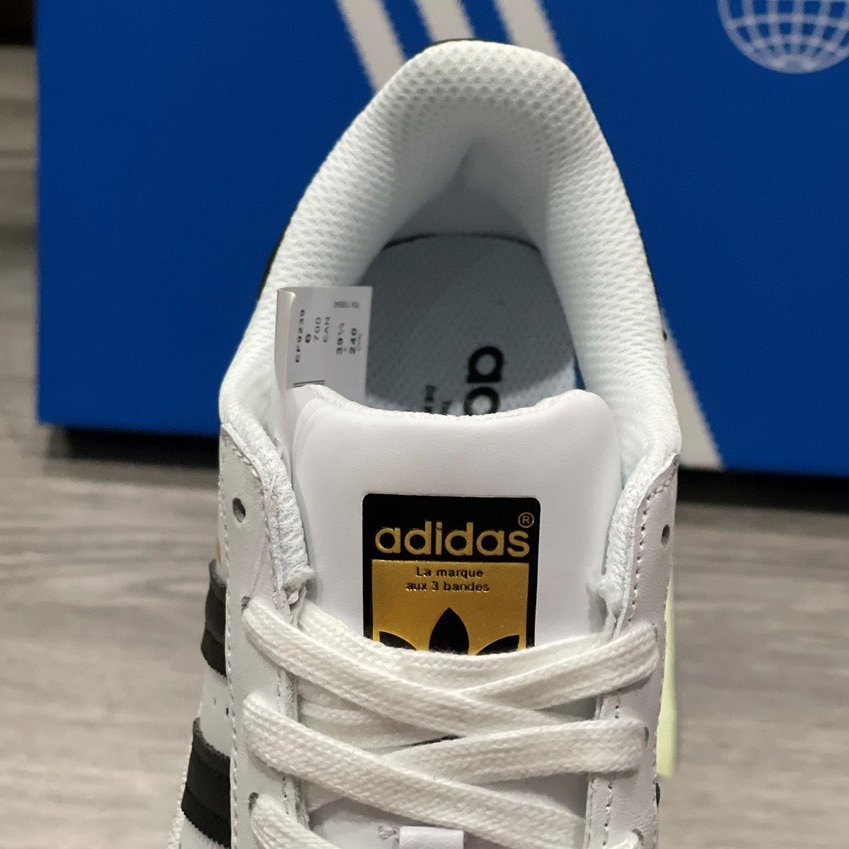 Giày Adidas Superstar, Das Sò Full Màu, Trắng Kem, Trắng Đen, Đủ Size Nam Nữ+Full Box Bill