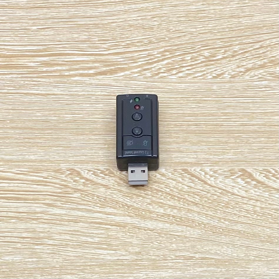 USB âm thanh SOUND 7.1 CẮM CHO MÁY TÍNH VÀ LAPTOP CÓ NÚT CHỈNH ÂM LƯỢNG