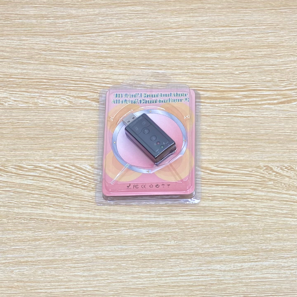 USB âm thanh SOUND 7.1 CẮM CHO MÁY TÍNH VÀ LAPTOP CÓ NÚT CHỈNH ÂM LƯỢNG