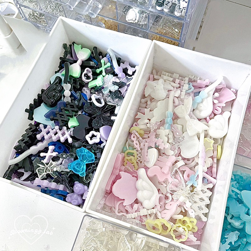 Set 10g charm resin lẻ random màu đặc (FB ở cuối)