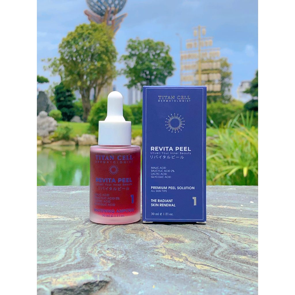 Peel Da REVITA PEEL TITAN CELL, Tinh Chất Tái Tạo Da Sinh Học, Không Bong Da - 30ml