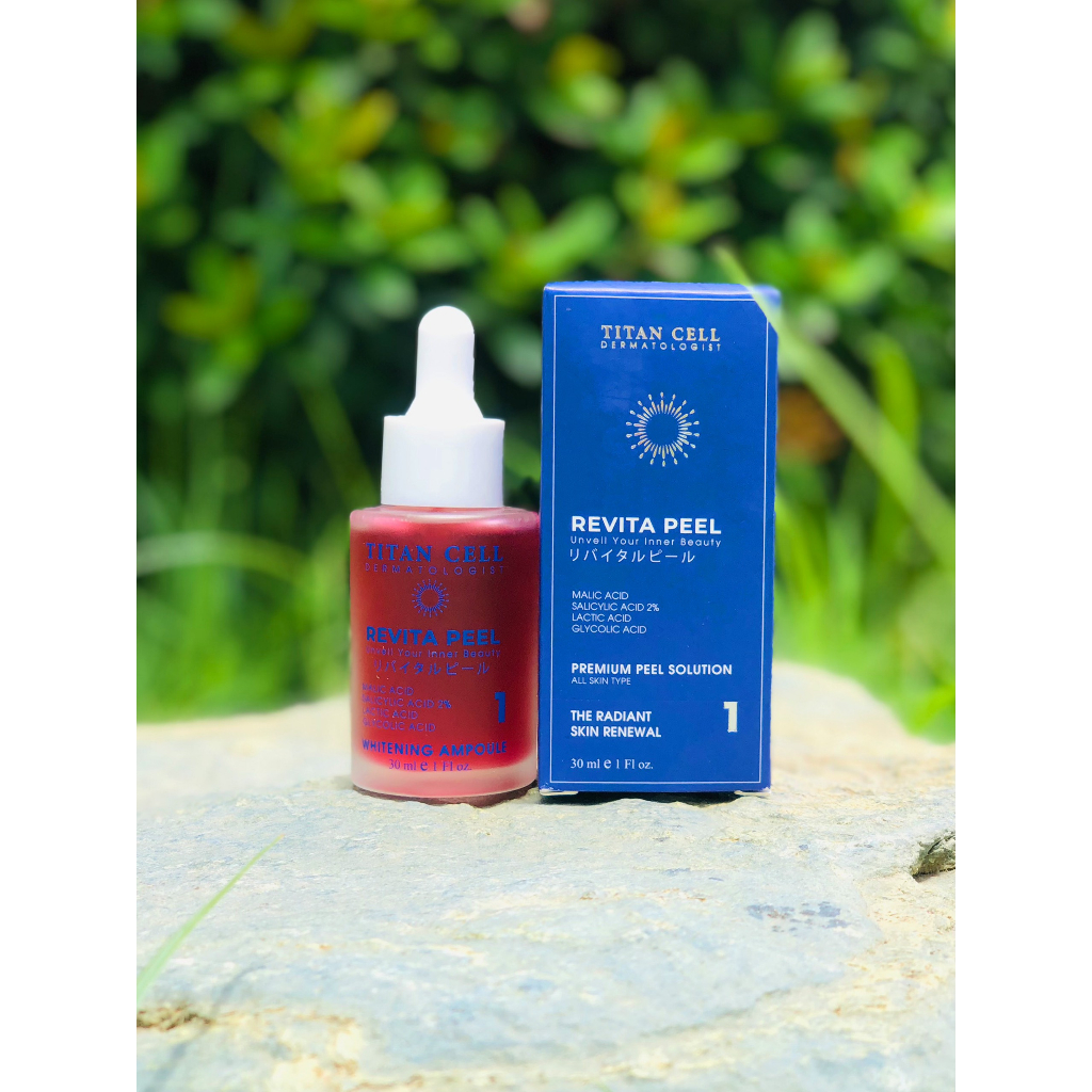 Peel Da REVITA PEEL TITAN CELL, Tinh Chất Tái Tạo Da Sinh Học, Không Bong Da - 30ml