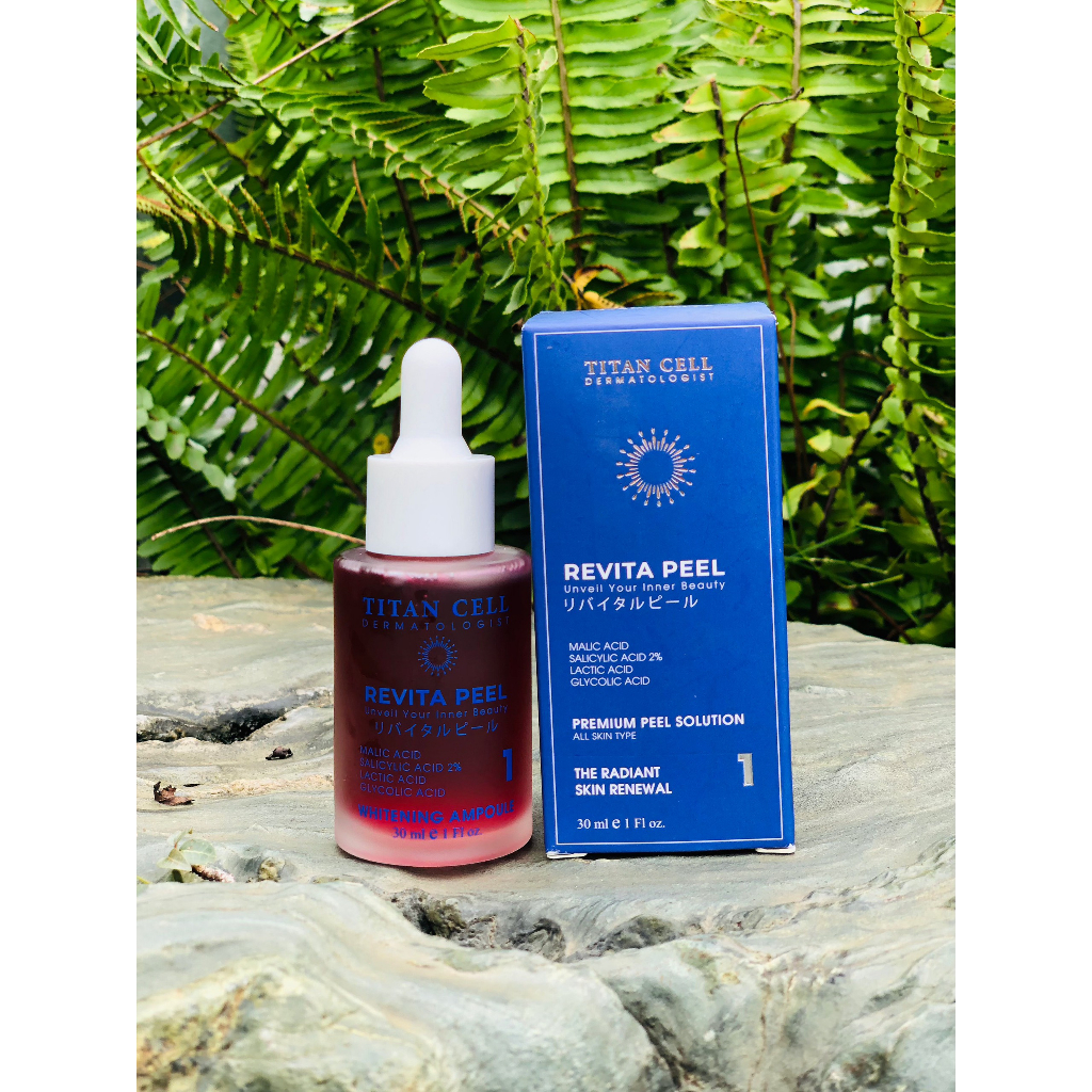 Peel Da REVITA PEEL TITAN CELL, Tinh Chất Tái Tạo Da Sinh Học, Không Bong Da - 30ml