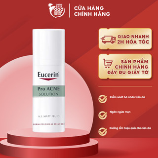 Kem Dưỡng Kiểm Soát Dầu Eucerin Acne-Oil Control Pro Acne Solution A.I Matt Fluid 50ml