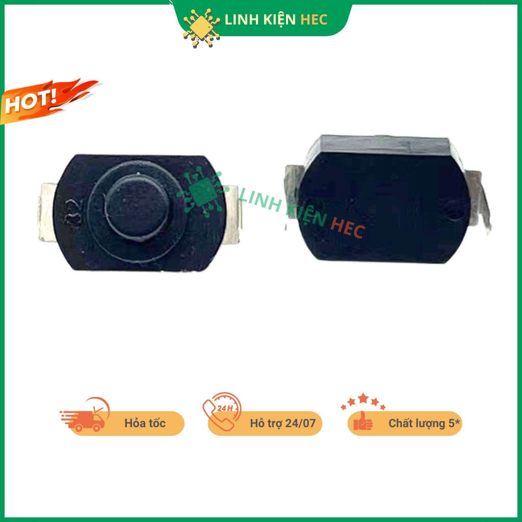 Công tắc đèn pin 2 chân cắm YT-1288 chất lượng cao linh kiện hec.