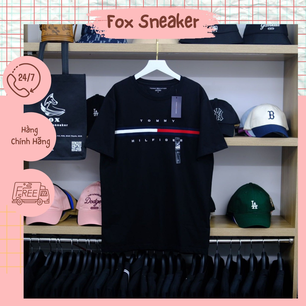 Áo Thun Tommy Hilfiger Essential Flag Logo T-Shirt CODE: 7849807 065 | Fox Sneaker