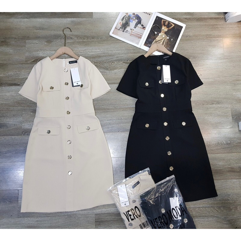 Váy vero dáng siêu chanh xả phối cực sang