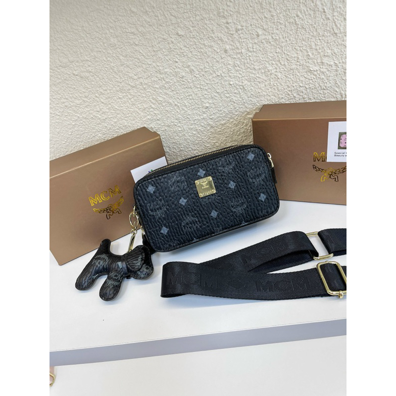 Túi đeo chéo tag sắt và móc doggy full box nam châm mới sz 20cm siêu xinh