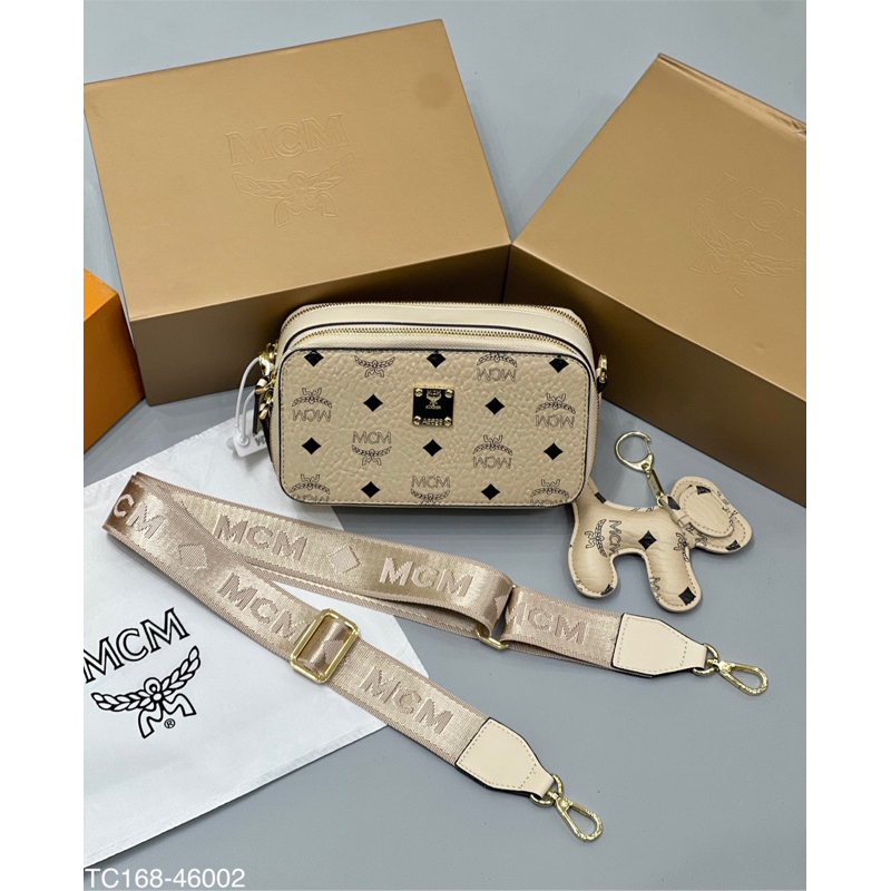 Túi đeo chéo tag sắt và móc doggy full box nam châm mới sz 20cm siêu xinh