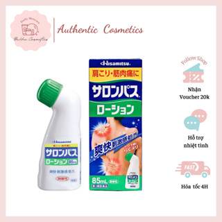 DẦU LĂN XOA BÓP GIẢM ĐAU NHỨC MỎI CƠ THỂ SALONPAS HISAMITSU 85ML