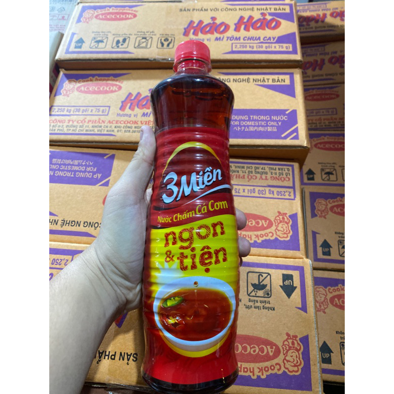 Nước Mắm Chấm Cá Cơm Ba Miền 800ml